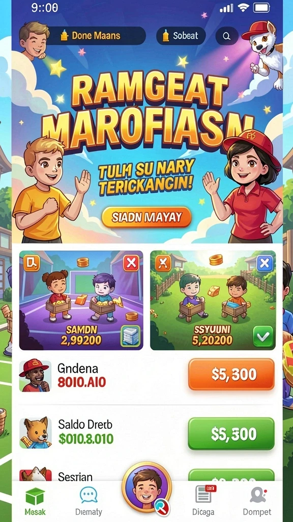 kkwin777 - Fitur sosial untuk berinteraksi dengan pemain lain.