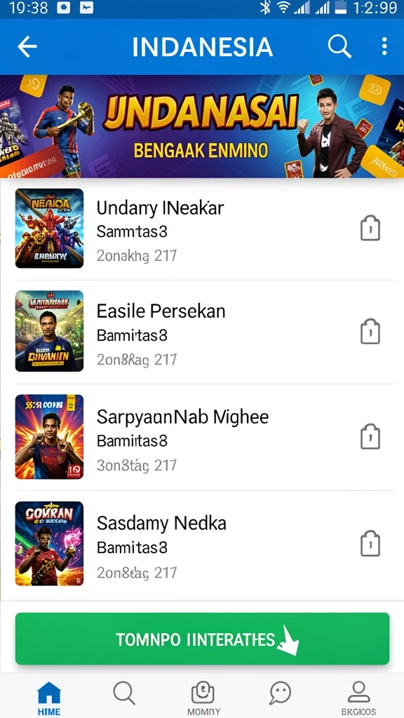 mandala77 - Tampilan antarmuka yang intuitif dan menarik.