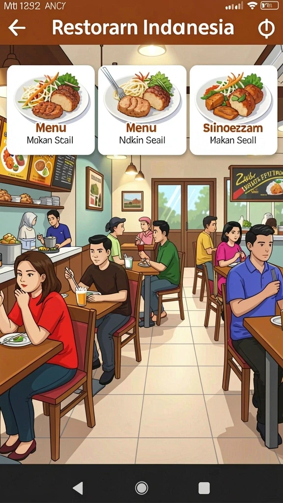 rajacorc - Tampilan antarmuka pengguna yang menarik dan mudah dinavigasi.